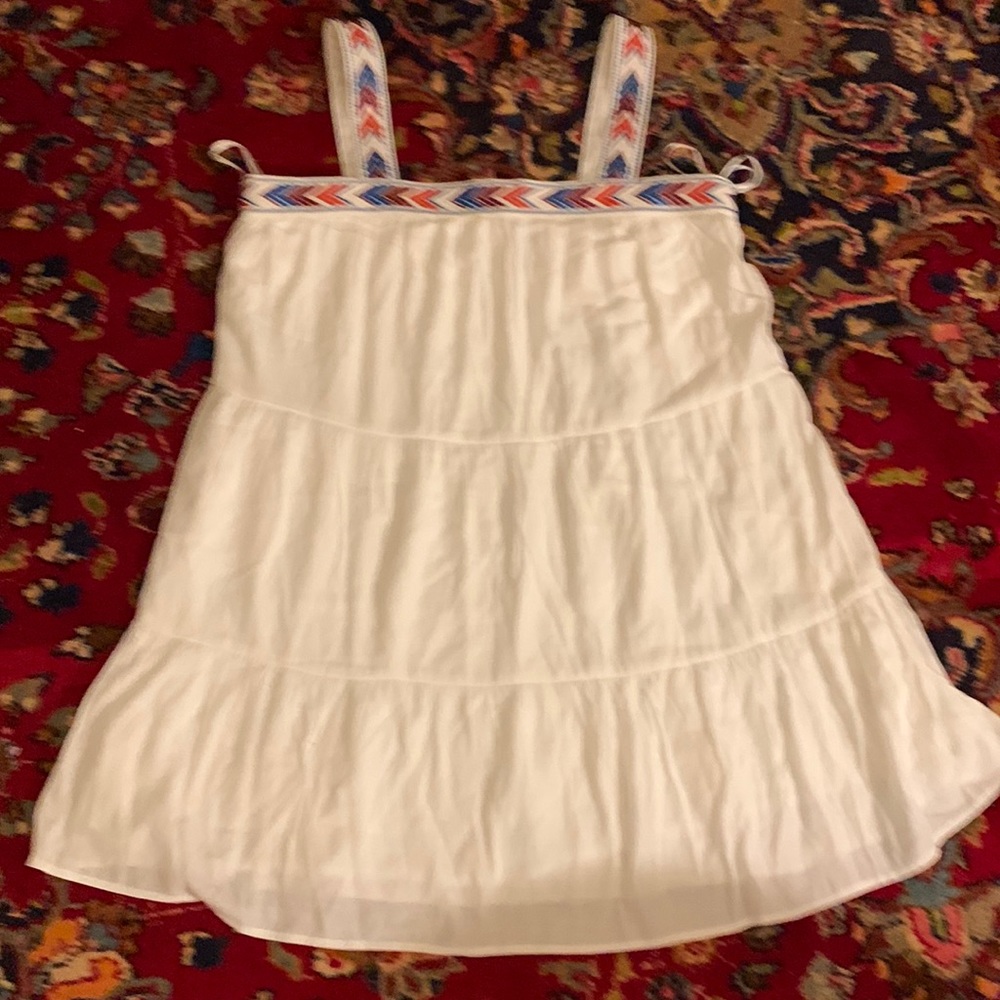 NWT “BLUE RAIN” White Sundress